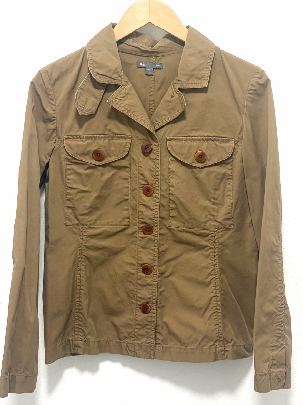 GAP Vintage Brown Button Up Casual Cotton Jacket - Women’s Small